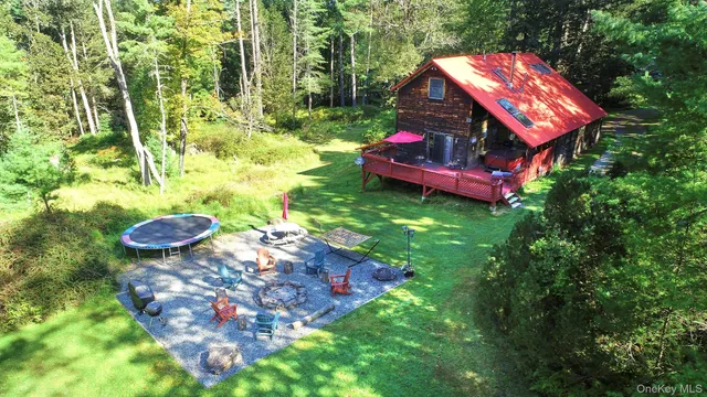 a view of outdoor space and deck