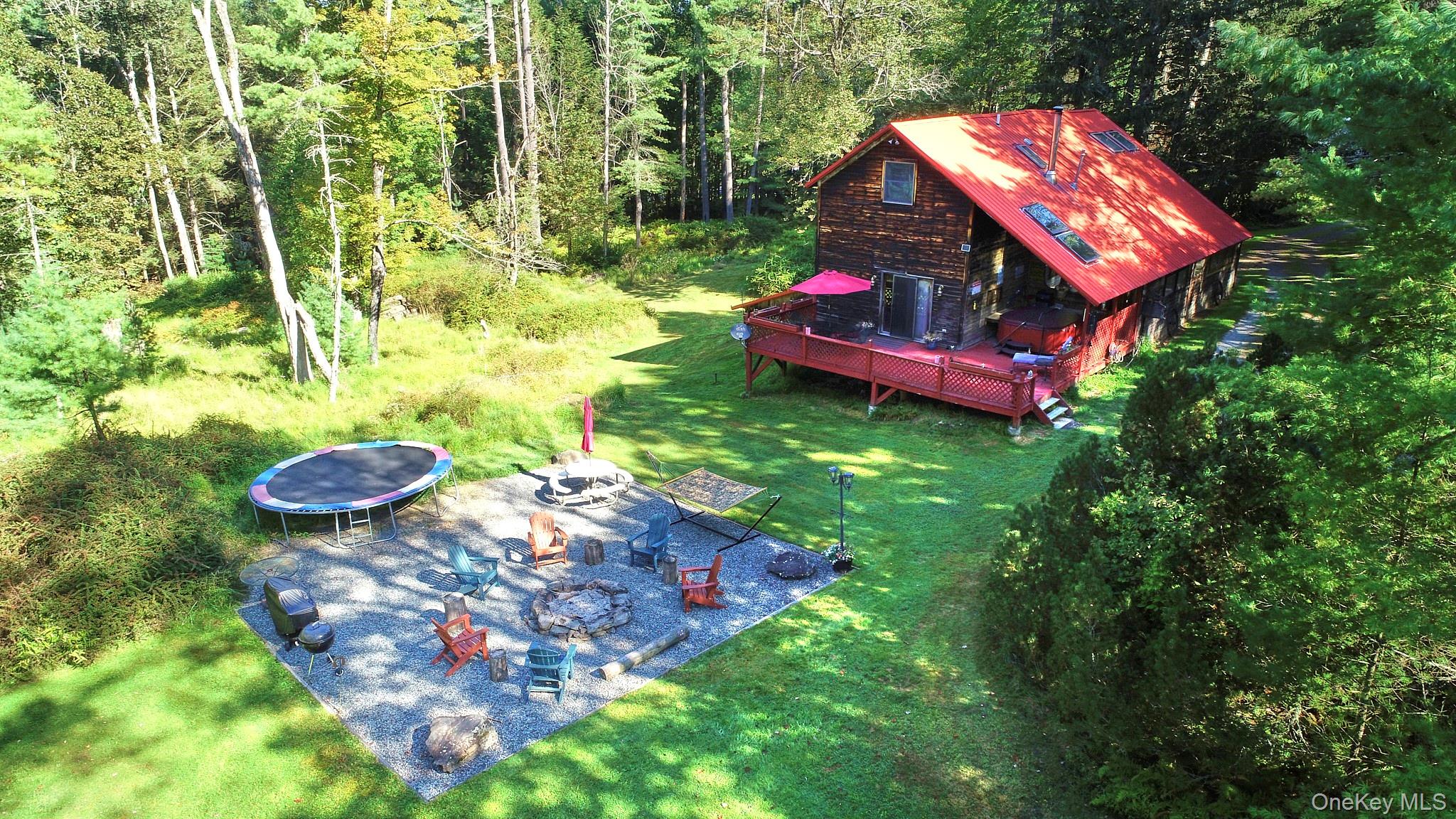 22 Proctor Road Eldred, NY 12732 - Photo 35 of 50 a backyard of a house with lots of green space