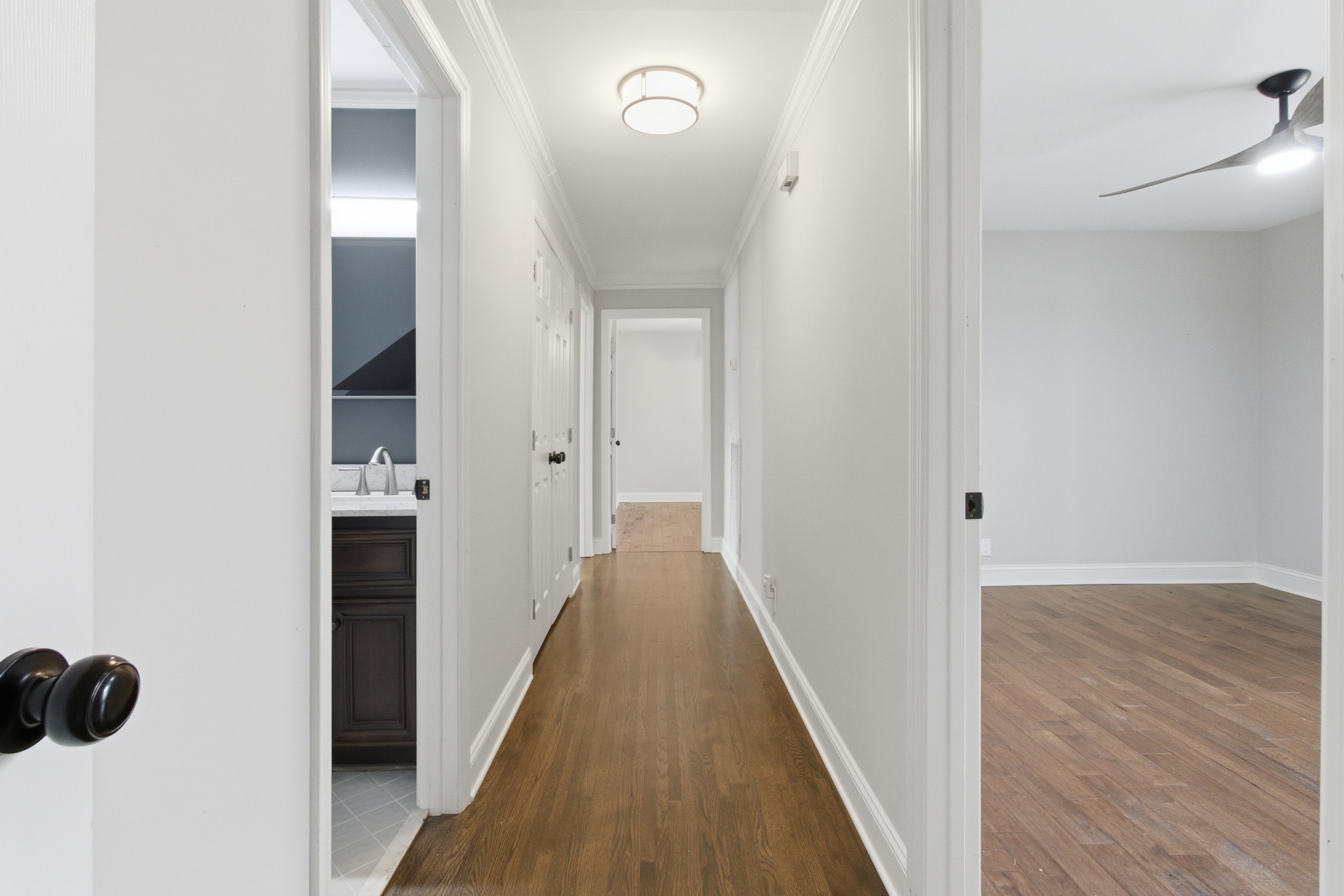 707 Banner Drive Murfreesboro, TN 37129 - Photo 28 of 46 a view of a hallway with wooden floor and closet