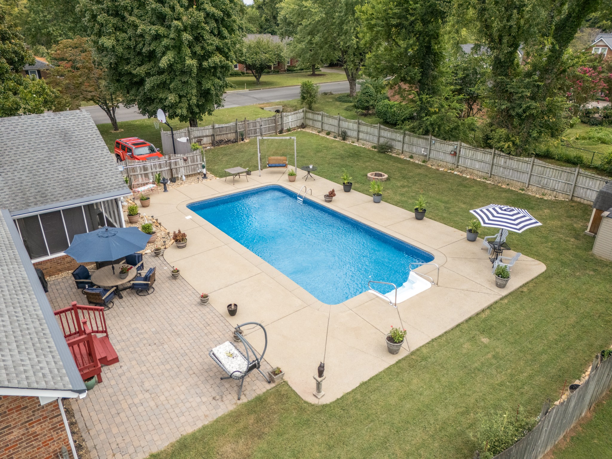 707 Banner Drive Murfreesboro, TN 37129 - Photo 44 of 46 a view of a swimming pool with lounge chairs