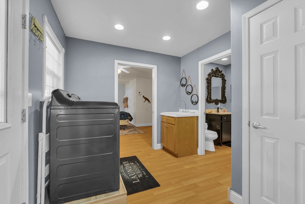 908 River Chase Trail Clarkrange, TN 38553 - Photo 23 of 46 a view of walk in closet and bedroom