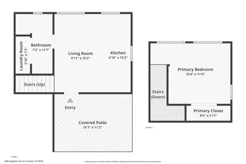 $325,000 | 1309 Singleton Avenue, Unit 2, Austin, TX 78702