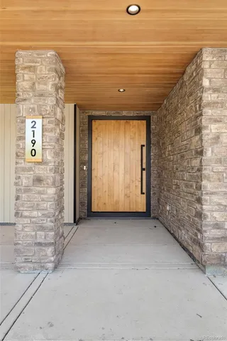 a view of a room with a window