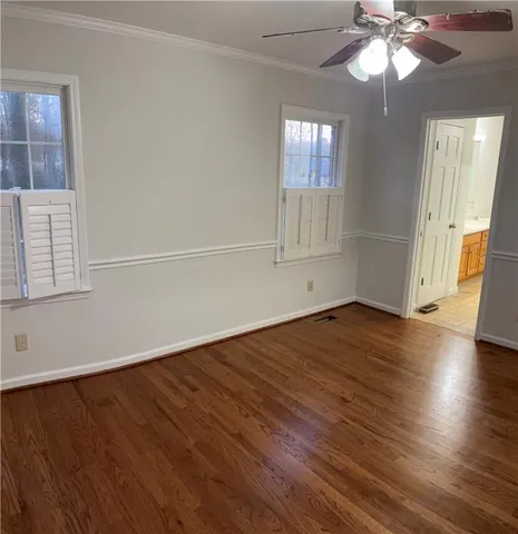 a view of empty room