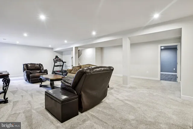 a view of balcony with outdoor seating and wooden floor