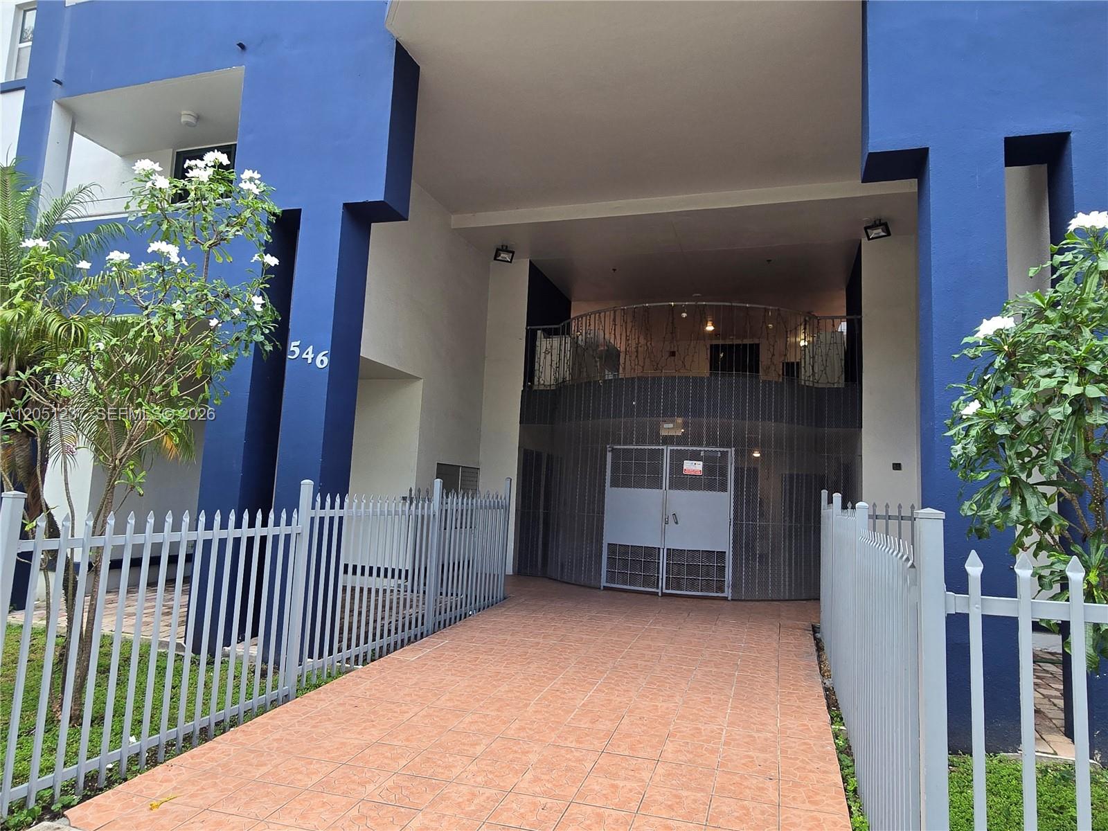 546 Southwest 1st Street, Unit 607 Miami, FL 33130 - Photo 2 of 10 Gated Entrance with Cameras