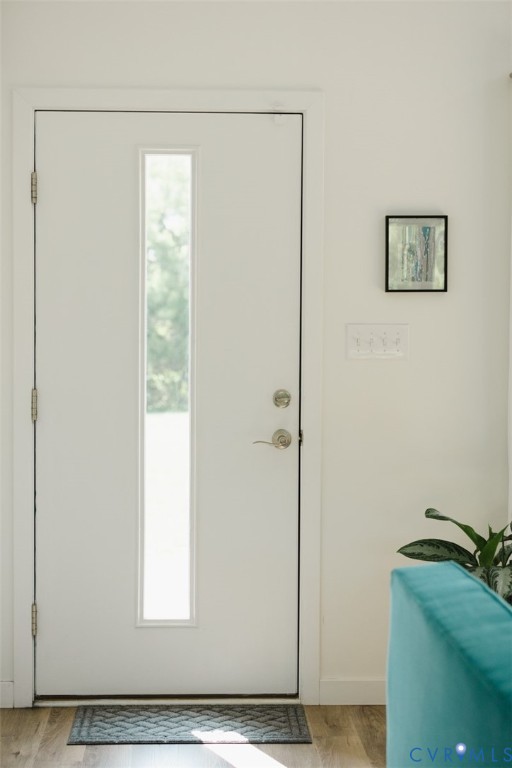 567 Monroe Church Road Rice, VA 23966 - Photo 42 of 83 Entry door with a vertical glass insert