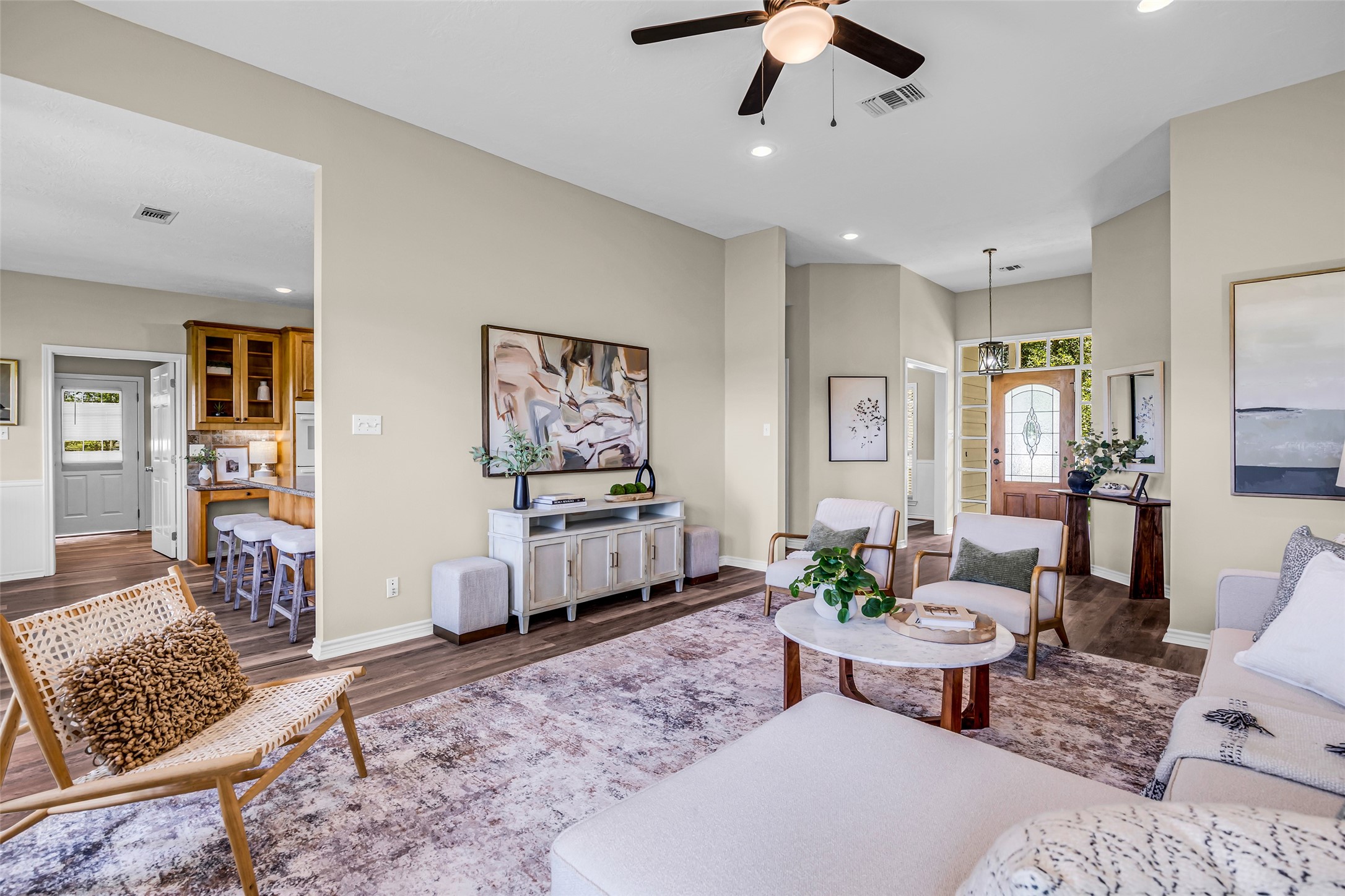 1075 Harrisburg Road Brenham, TX 77833 - Photo 10 of 48 Passing the dining room and the hallway, you enter the great room