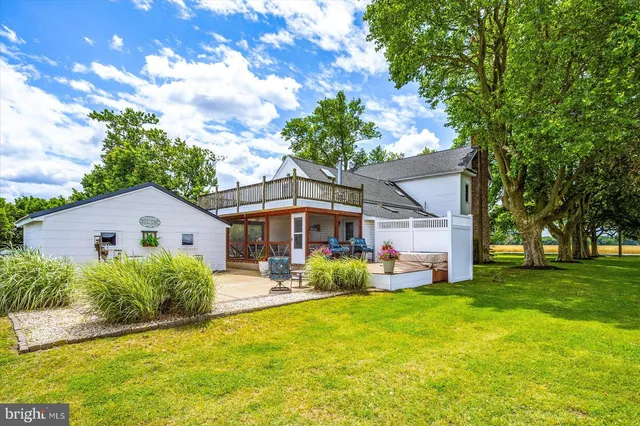 a view of a house with a garden