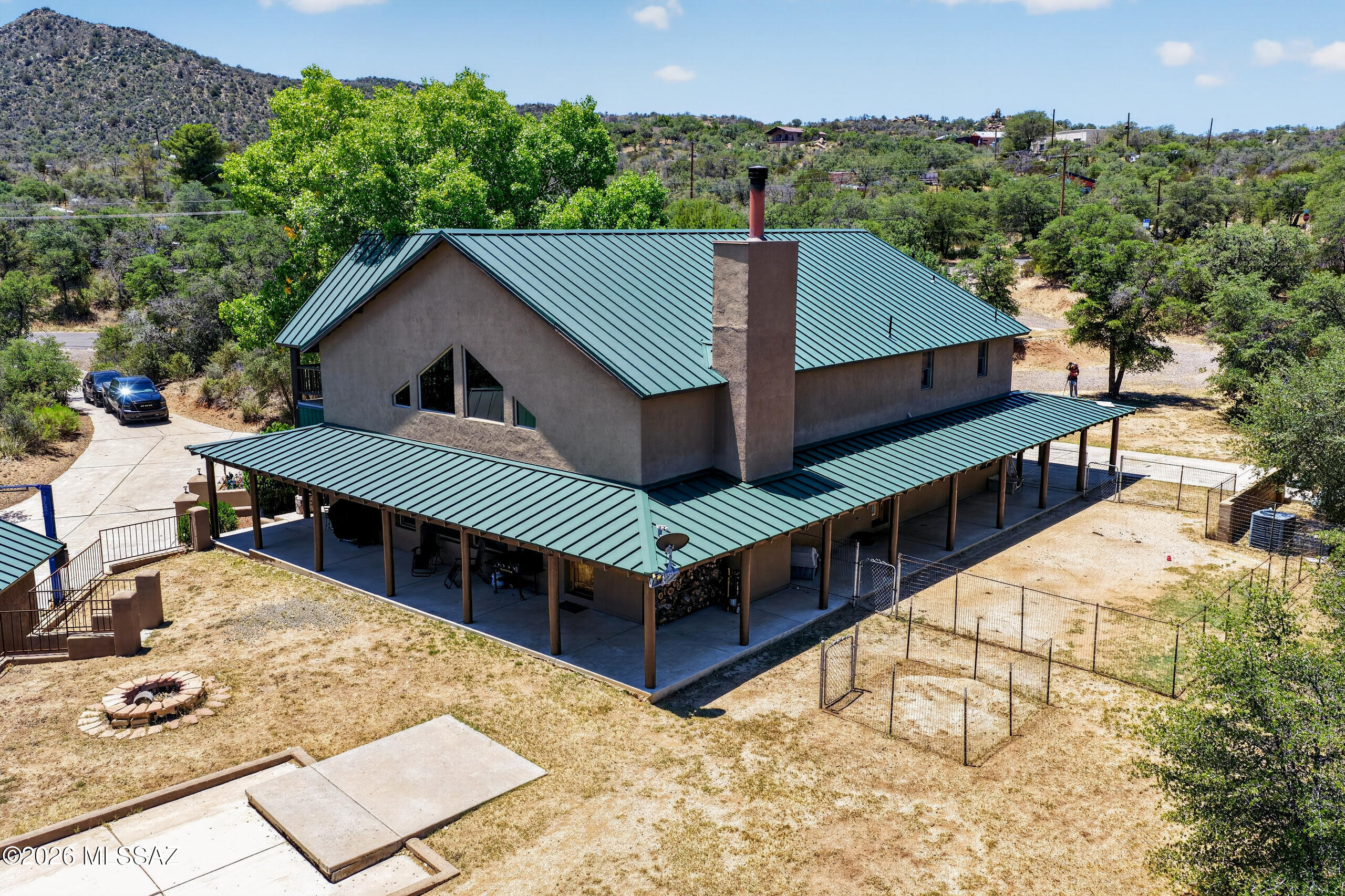 531 South Cody Loop Road Oracle, AZ 85623 - Photo 2 of 38 a view of a house with a roof deck