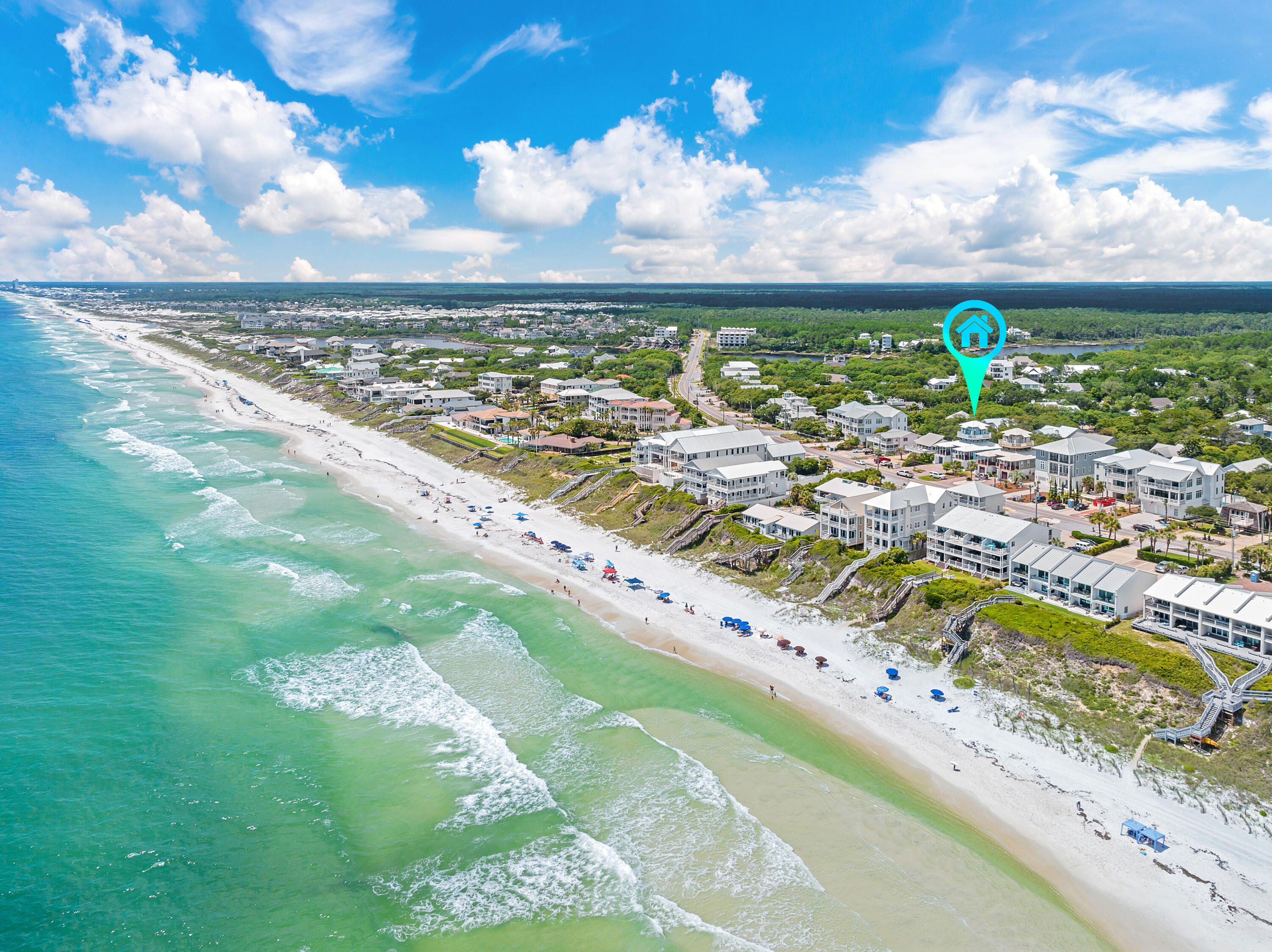 8035 East County Highway 30A Inlet Beach, FL 32461 - Photo 4 of 37 Drone Shot