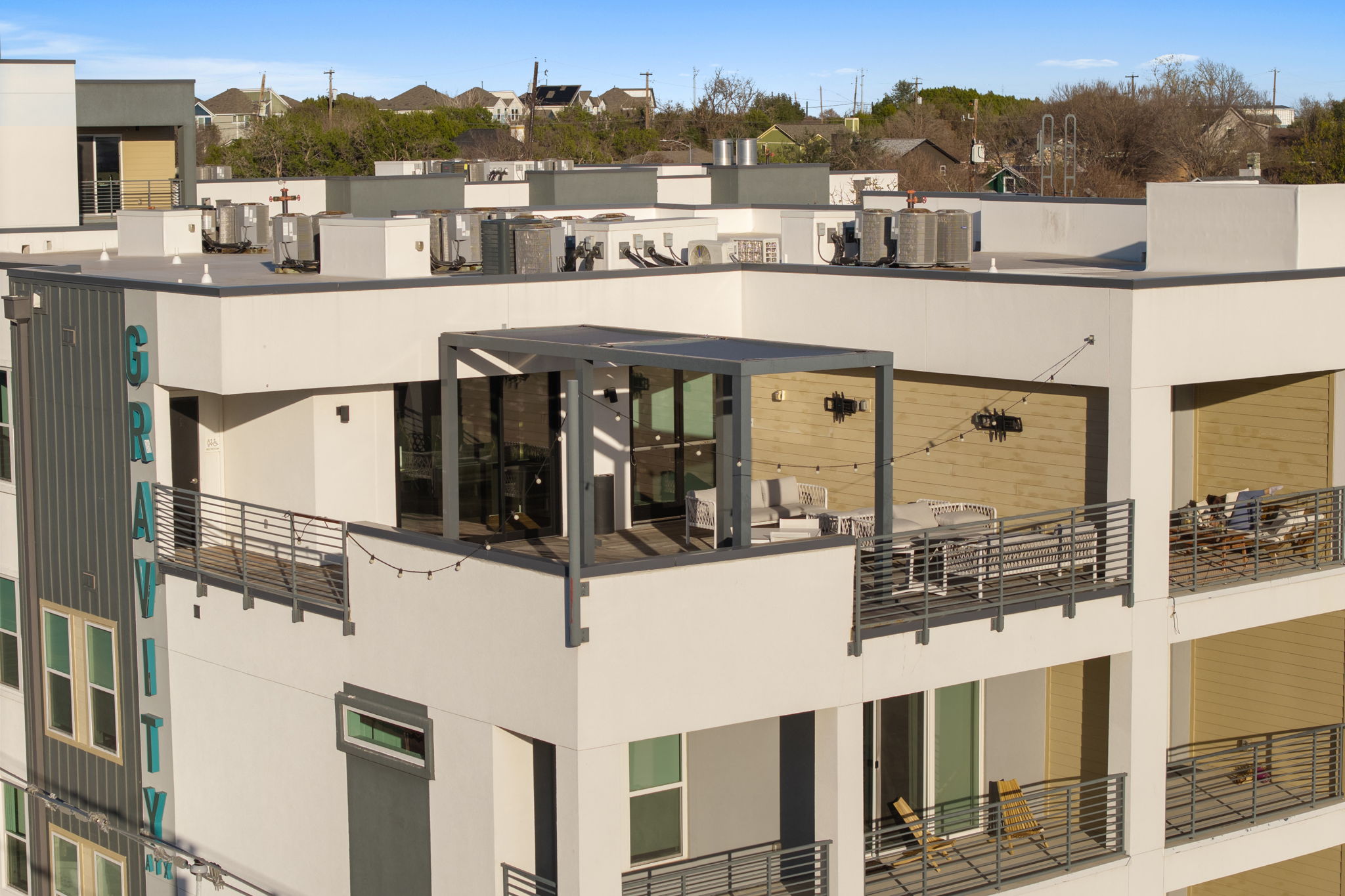 4901 Springdale Road, Unit 106 Austin, TX 78723 - Photo 38 of 40 a view of a large building with a terrace view