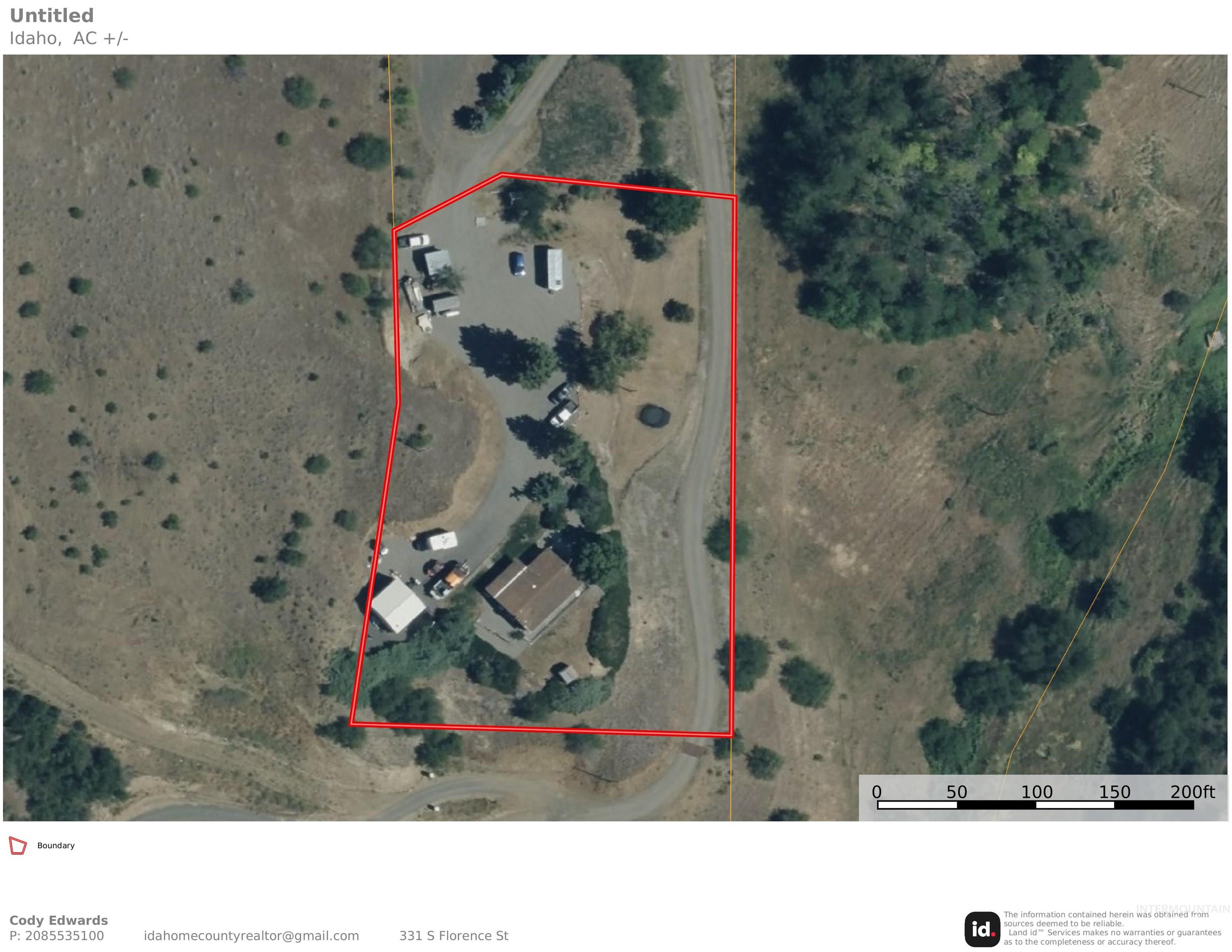161 Cemetery Road White Bird, ID 83554 - Photo 39 of 48 Map / location featuring property parcel outlined