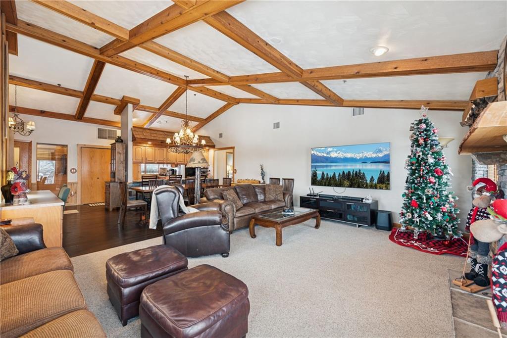 5228 Summit View Hidden Valley, PA 15502 - Photo 3 of 40 a living room with furniture and a flat screen tv