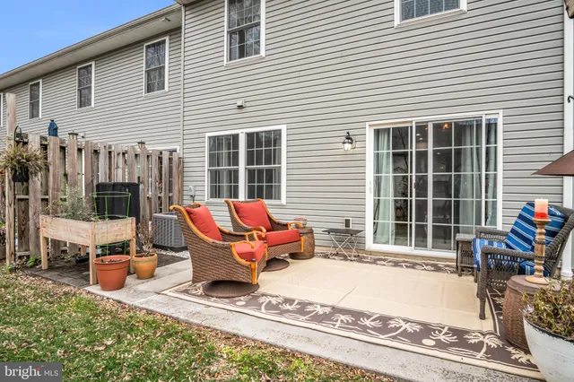 a outdoor space with patio furniture