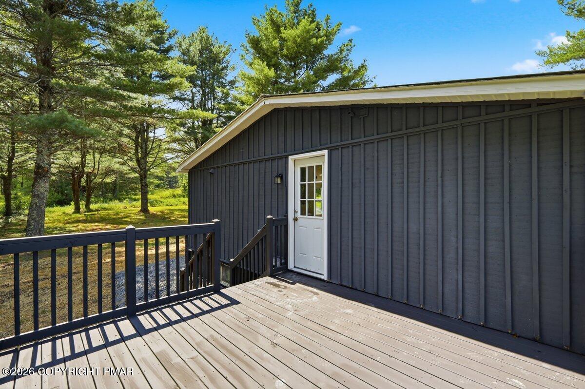 155 Blooming Grove Road Hawley, PA 18428 - Photo 12 of 41 a view of wooden deck
