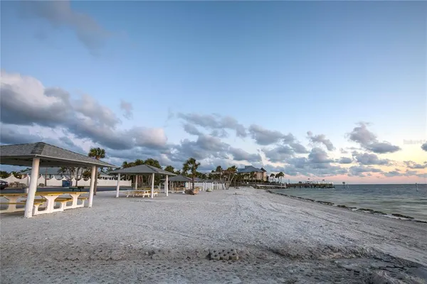 a view of beach and ocean
