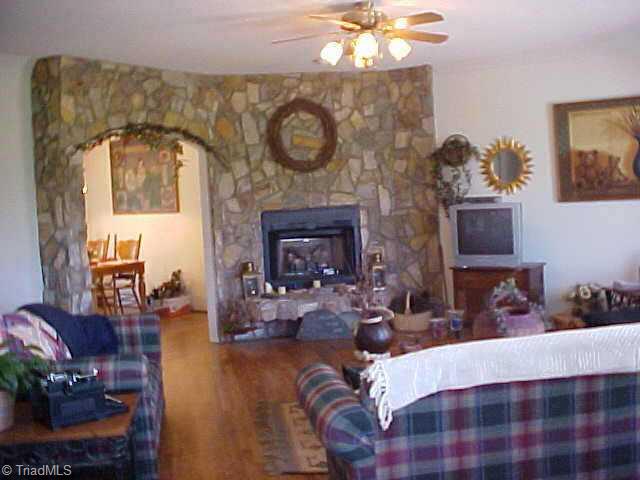 1078 Browder Farm Road Germanton, NC 27019 - Photo 3 of 9 Other. Beautiful Stone Entry to Kitchen and Surround on Gas Fireplace