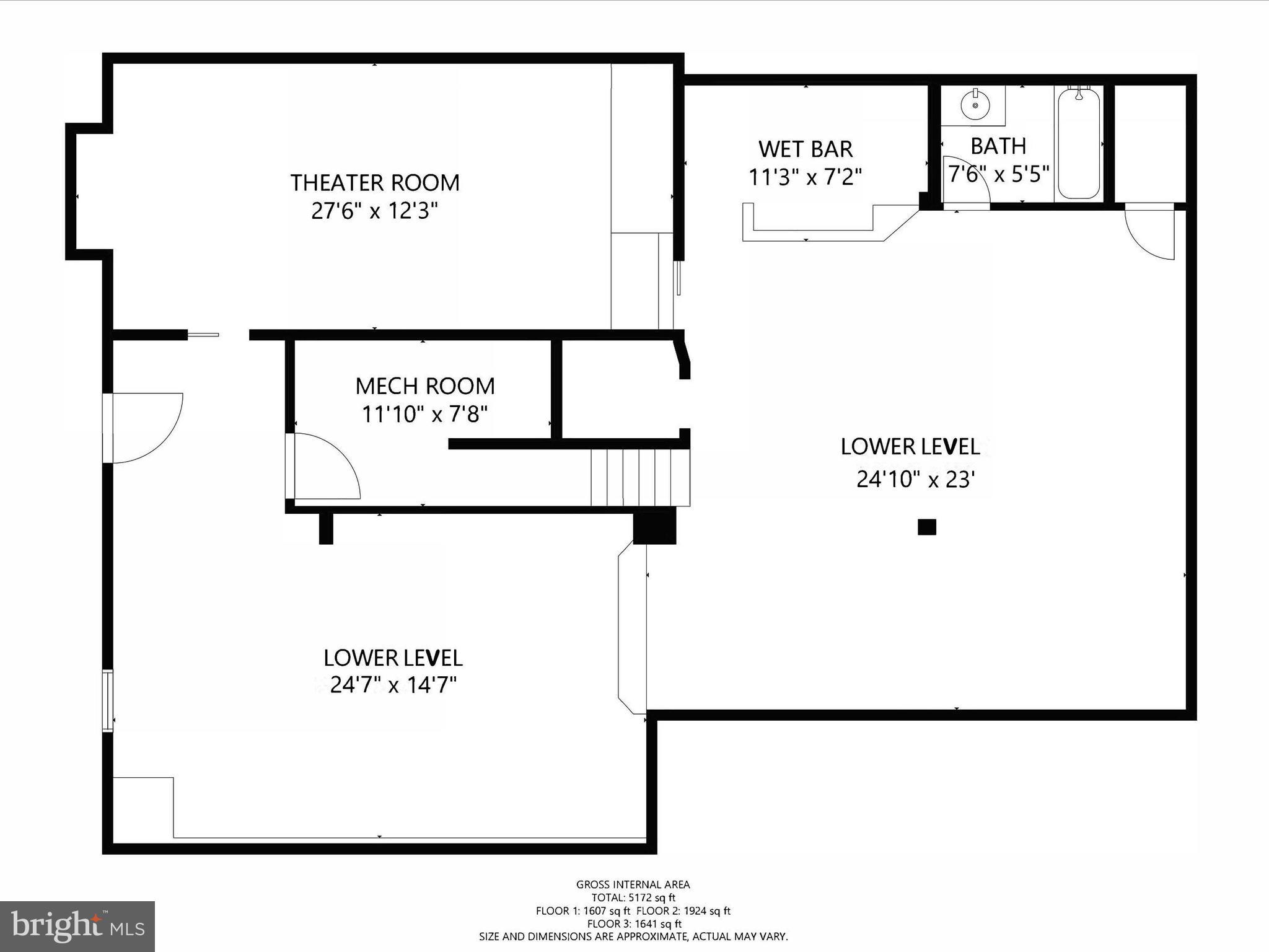 8801 Warfield Road Gaithersburg, MD 20882 - Photo 49 of 49 Floor Plan (Basement Level)