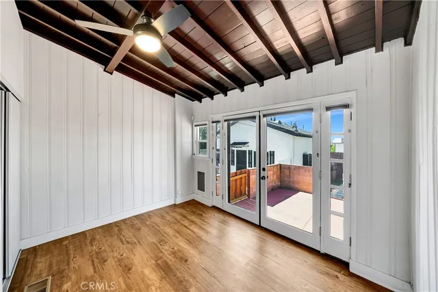 a view of an empty room