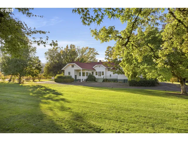 a view of a swimming pool with an outdoor space