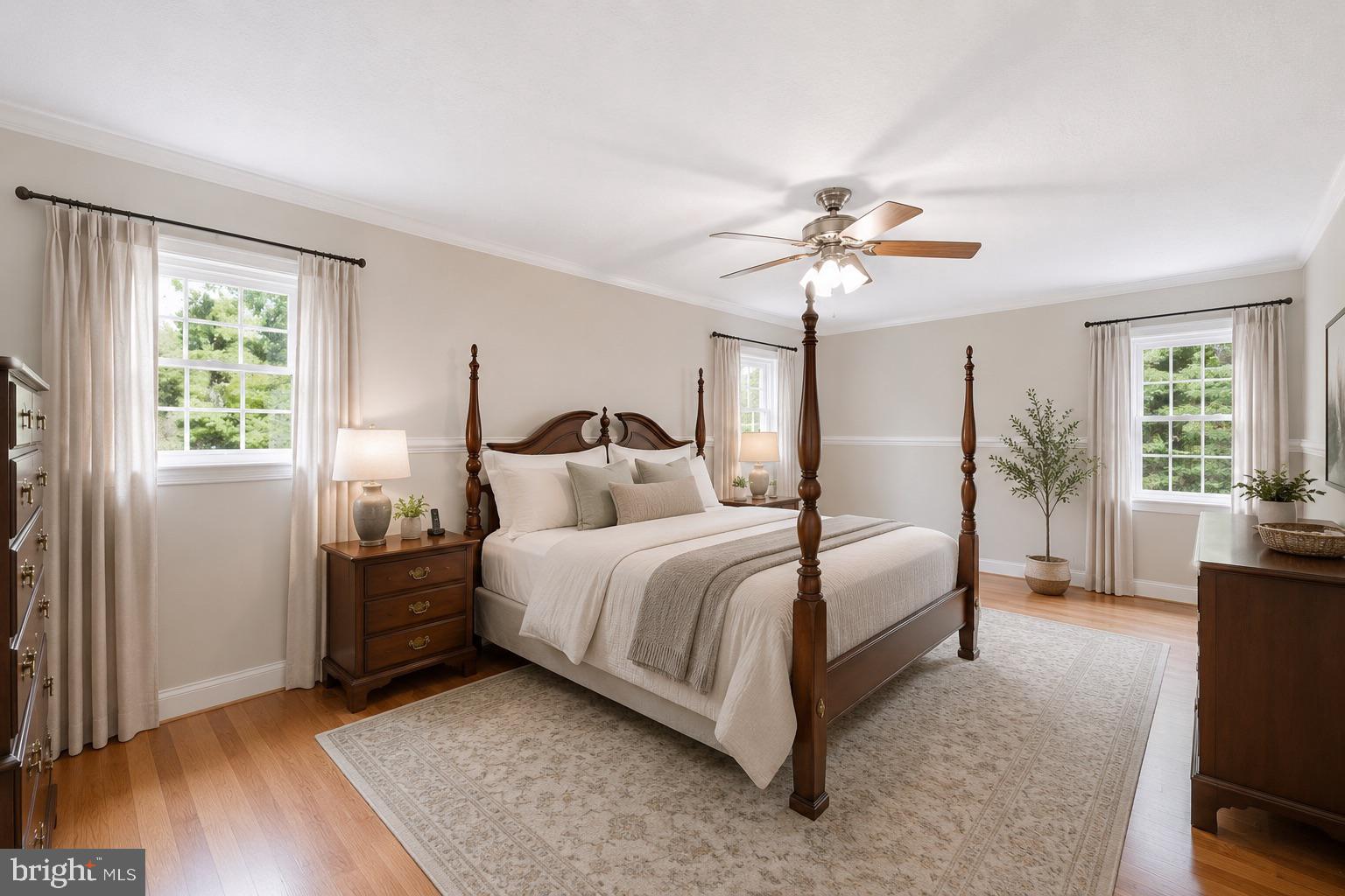 1842 Post Oak Trail Reston, VA 20191 - Photo 27 of 53 Virtually Staged Primary Suite