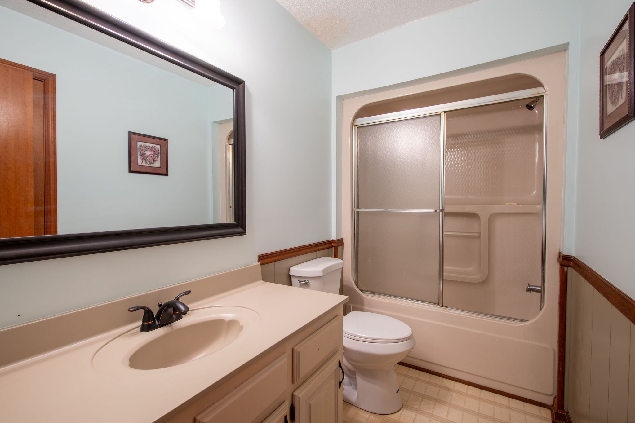 323 Spring Creek Road Lawrenceburg, TN 38464 - Photo 19 of 49 a bathroom with a sink toilet and shower