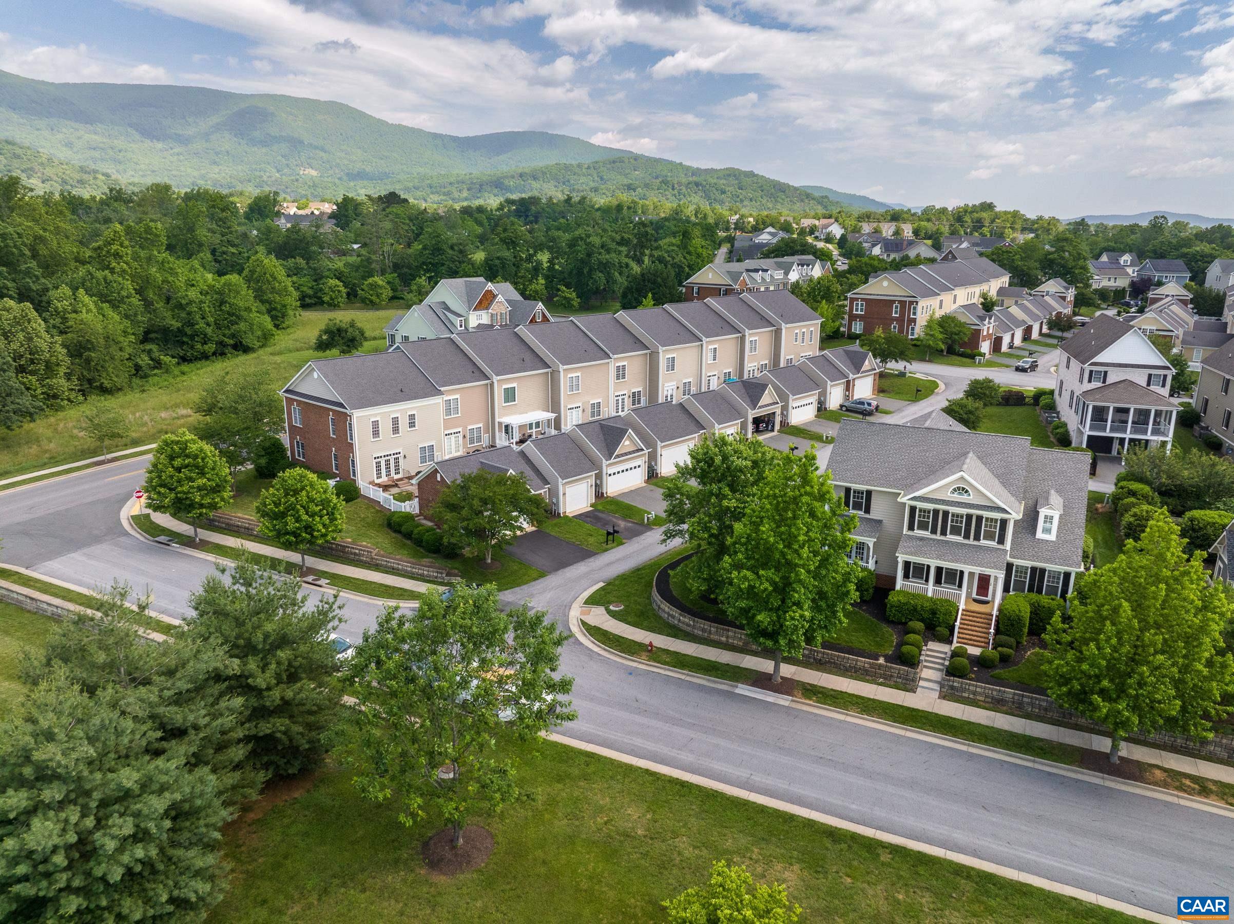 5023 Brook View Road Crozet, VA 22932 - Photo 54 of 68 an aerial view of residential houses with outdoor space and river