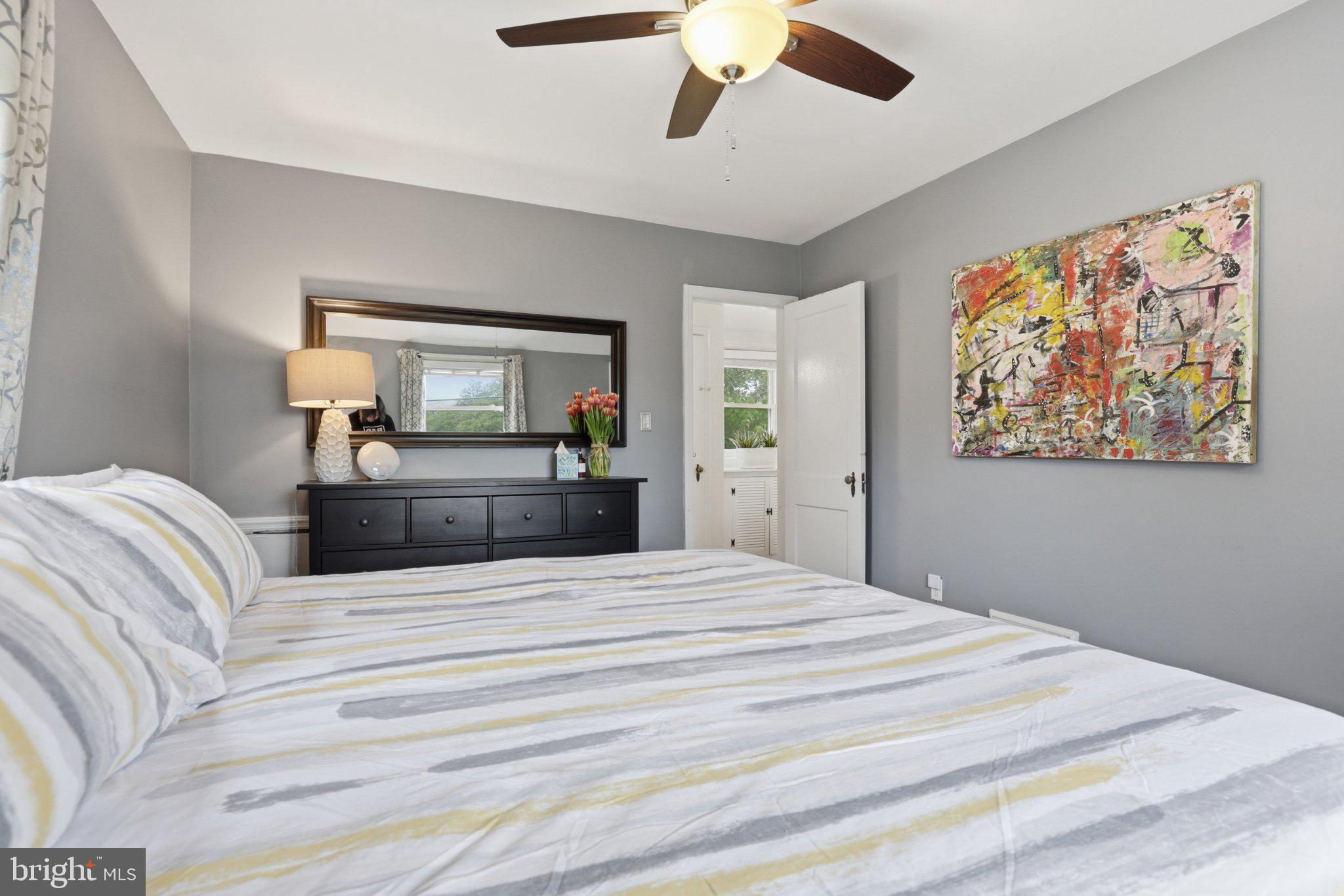 10032 Dallas Avenue Silver Spring, MD 20901 - Photo 17 of 38 Serene bedroom with artistic flair.