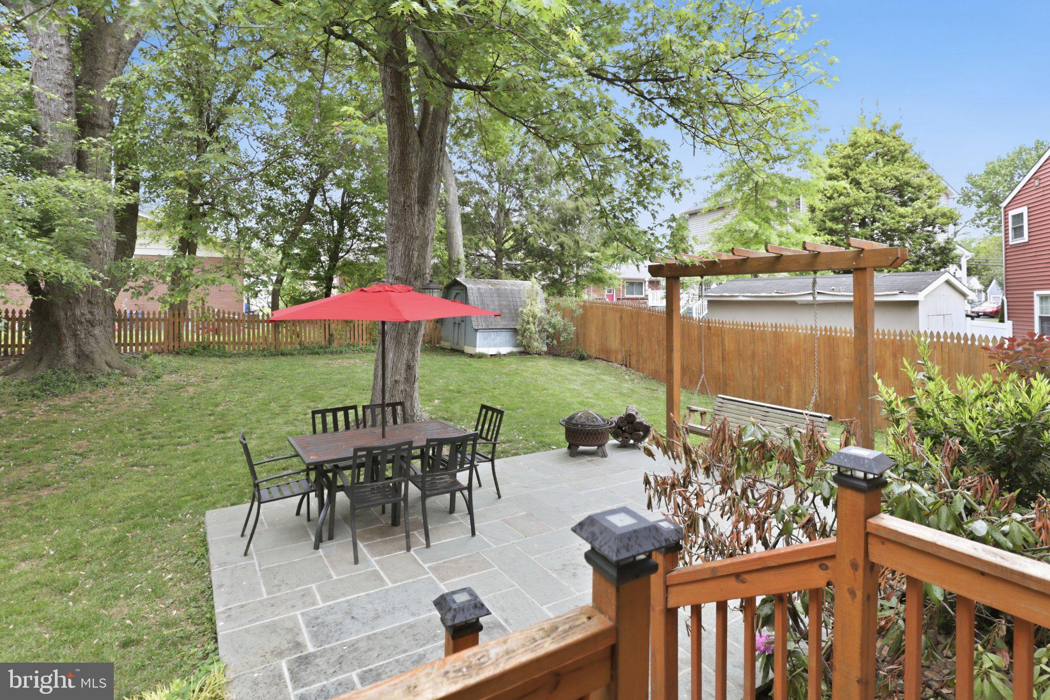 10032 Dallas Avenue Silver Spring, MD 20901 - Photo 32 of 38 Serene backyard retreat with shade.