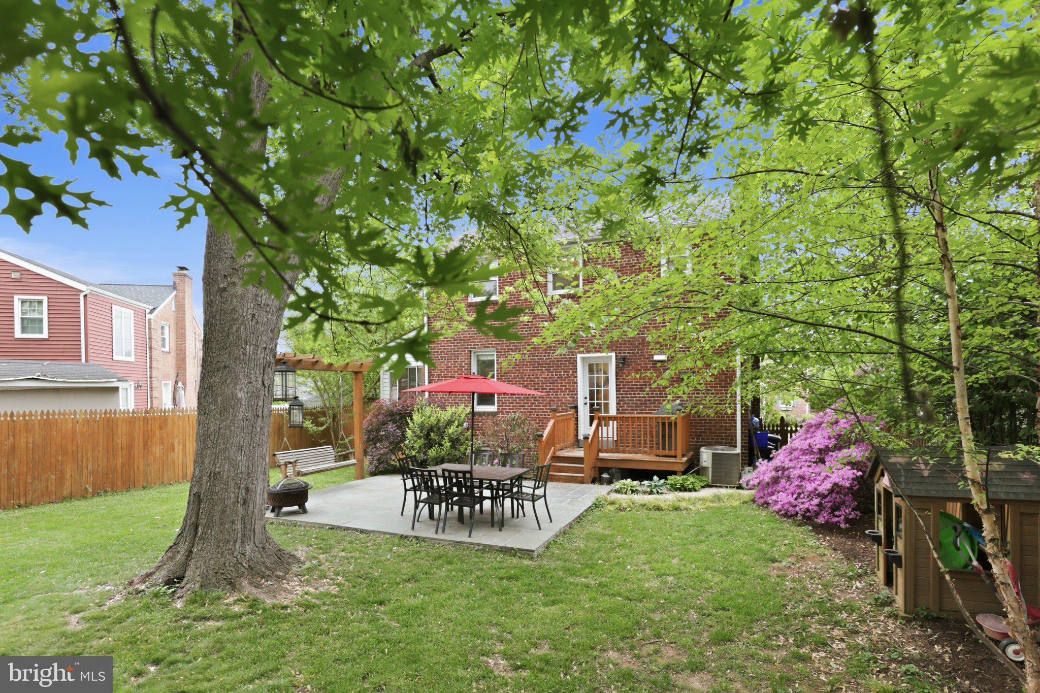10032 Dallas Avenue Silver Spring, MD 20901 - Photo 36 of 38 Lush backyard oasis with vibrant blooms.