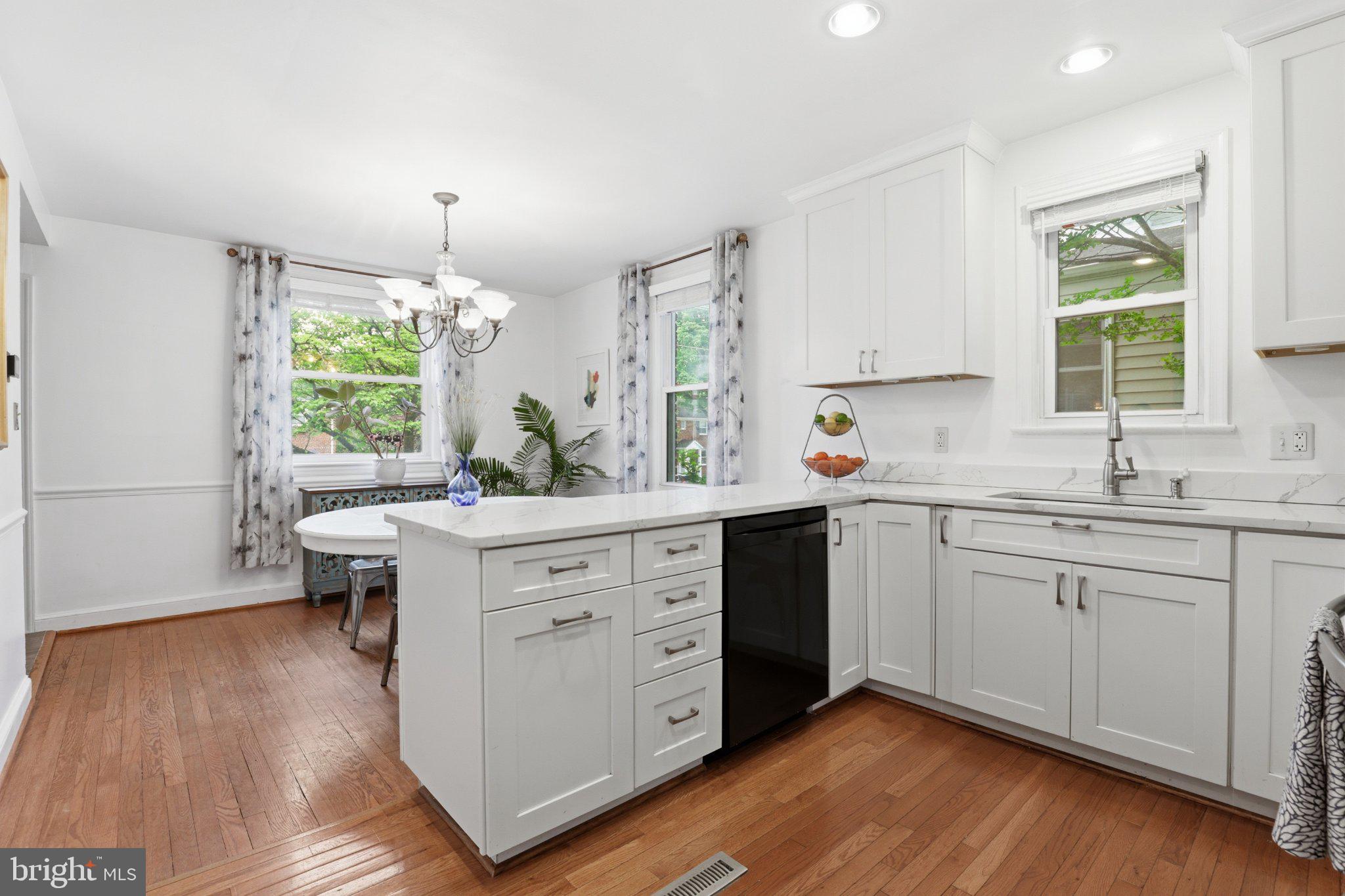 10032 Dallas Avenue Silver Spring, MD 20901 - Photo 7 of 38 Bright and airy modern kitchen space.