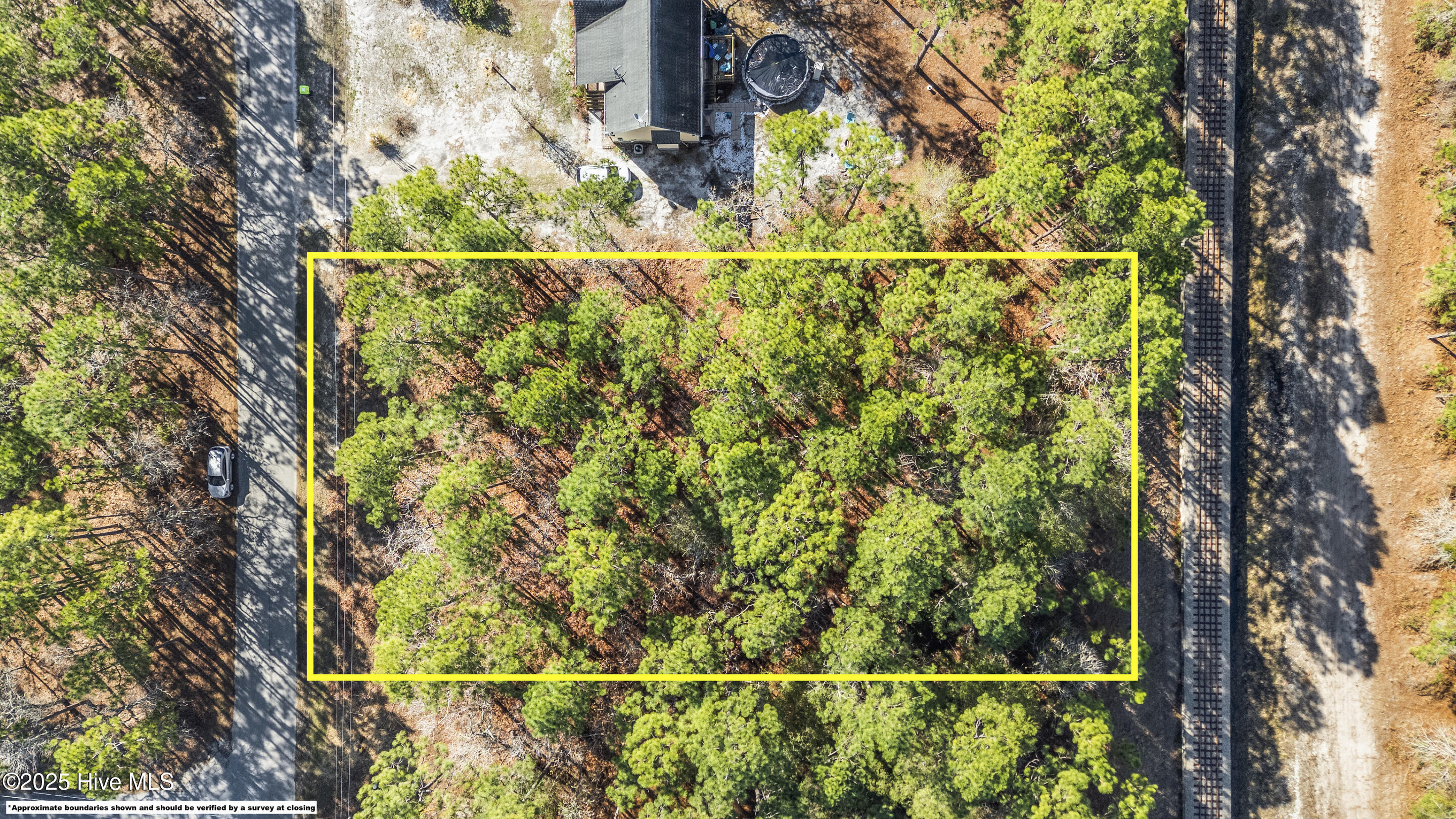 Lot 103 Cherokee Road Southport, NC 28461 - Photo 8 of 17 Approximate homesite boundaries marked with yellow lines