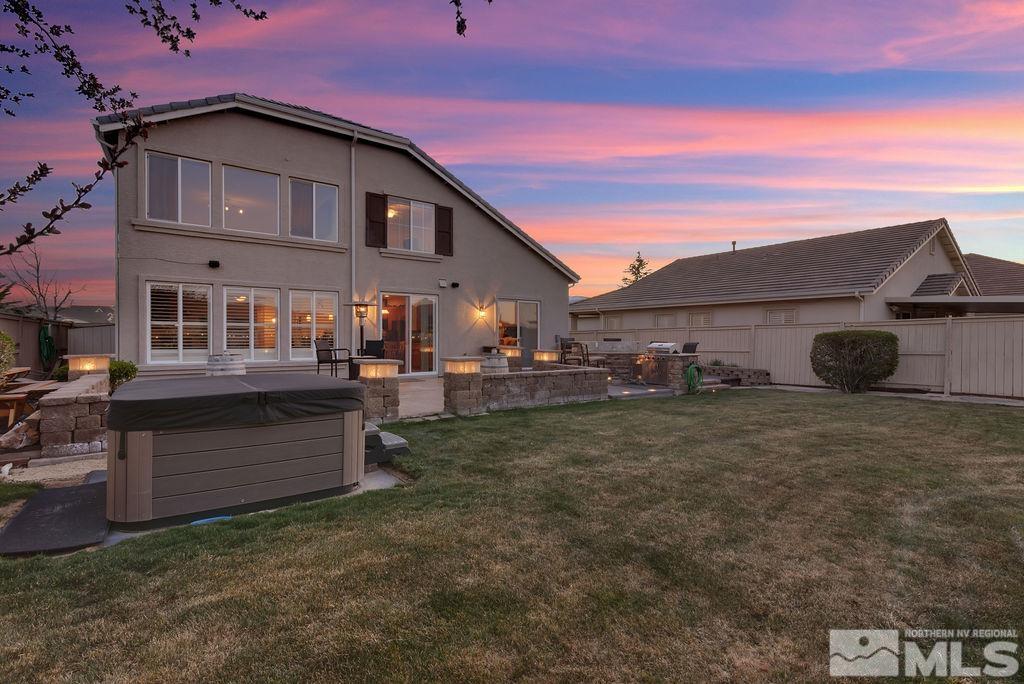 10778 Misty Meadows Drive Reno, NV 89521 - Photo 36 of 40 a view of a house with a backyard