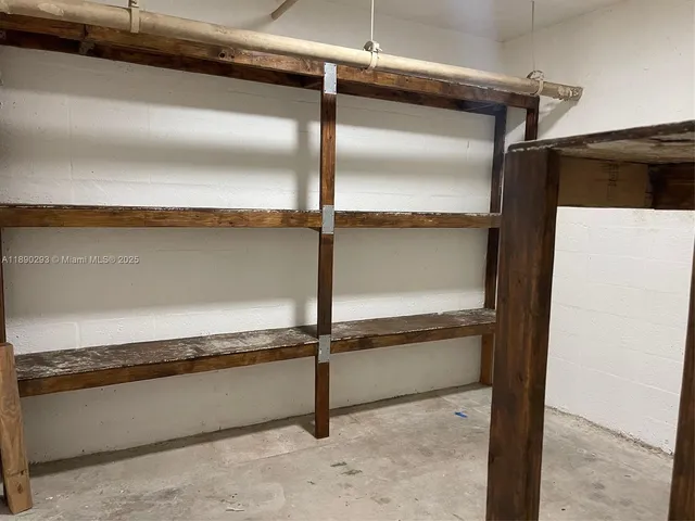 a view of walk in closet