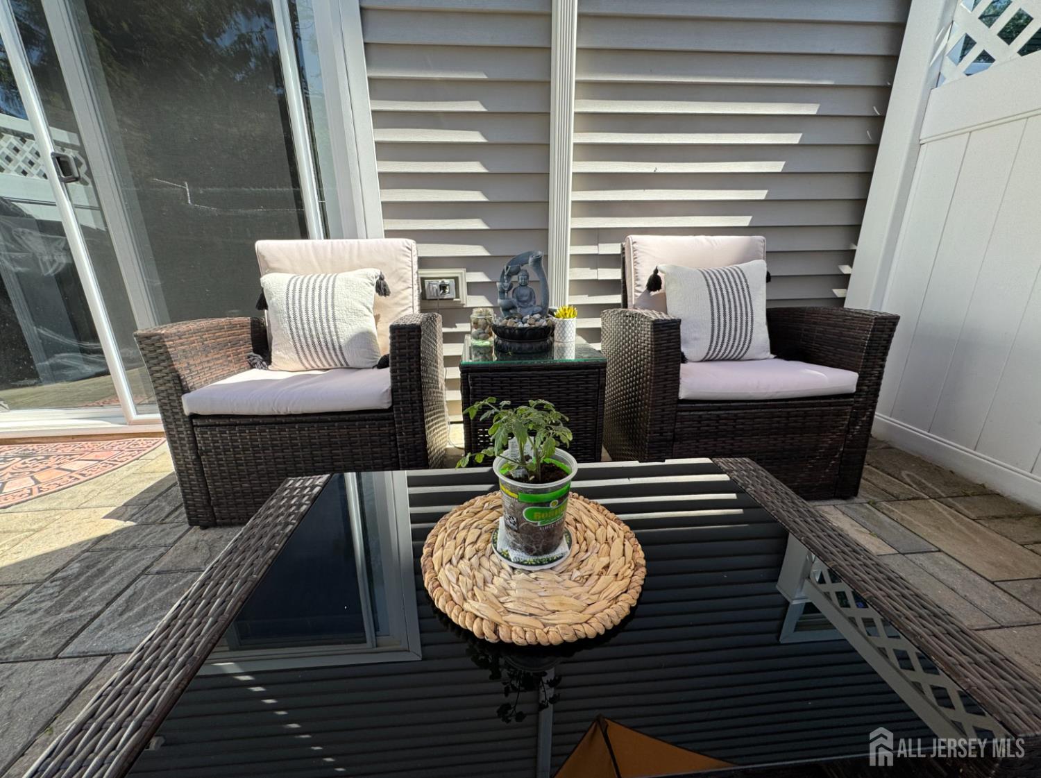39 Renaissance Lane New Brunswick, NJ 08901 - Photo 16 of 16 a view of a balcony with chairs and a potted plant