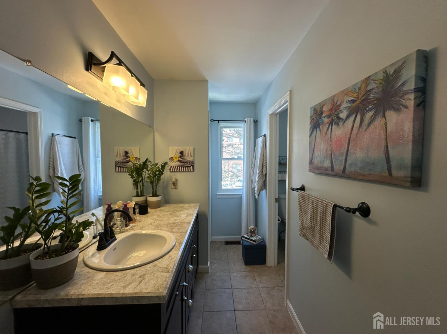 39 Renaissance Lane New Brunswick, NJ 08901 - Photo 10 of 16 a bathroom with a sink and a mirror