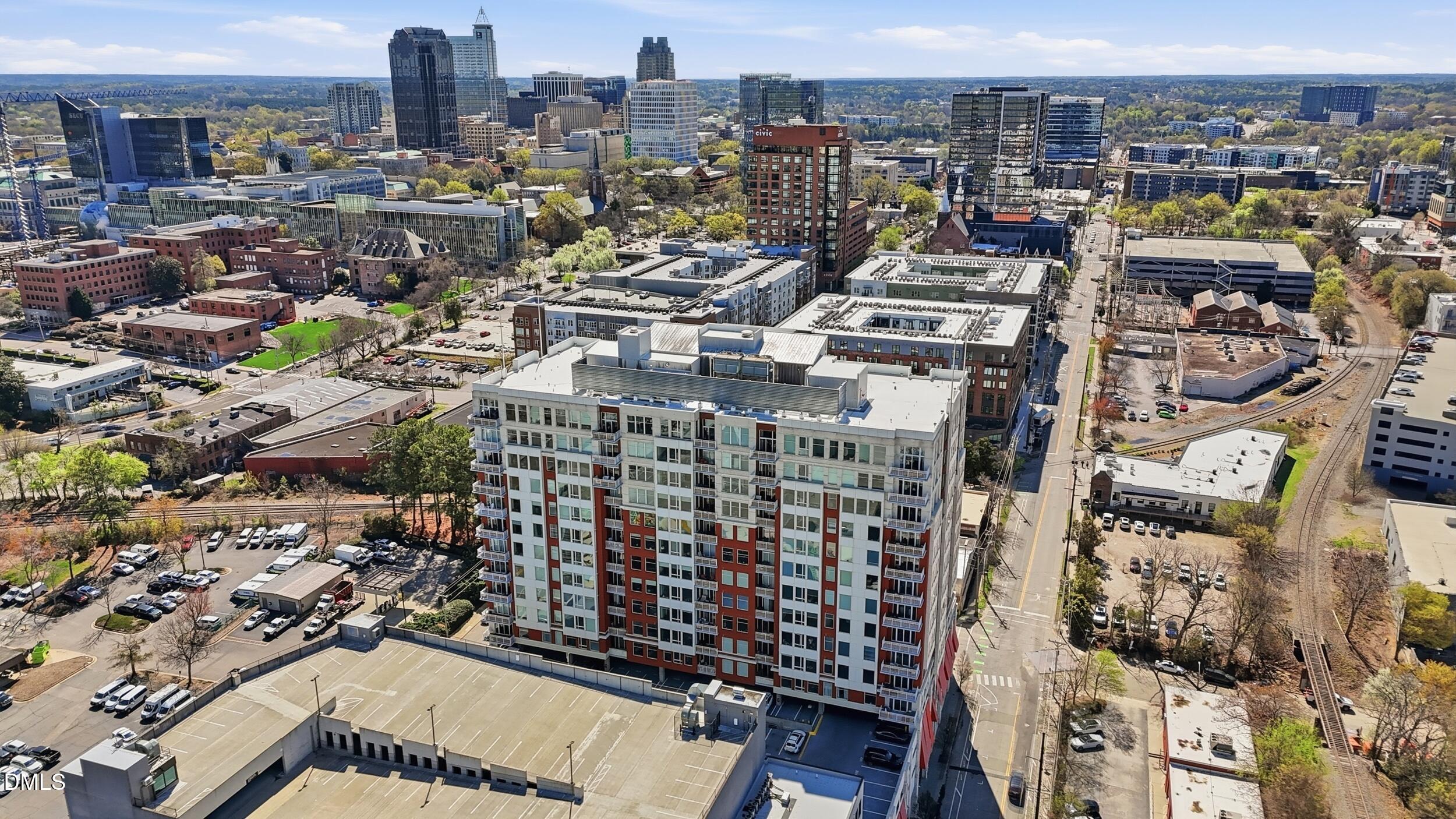 400 West North Street, Unit 810 Raleigh, NC 27603 - Photo 35 of 39 Aerial View of West Building