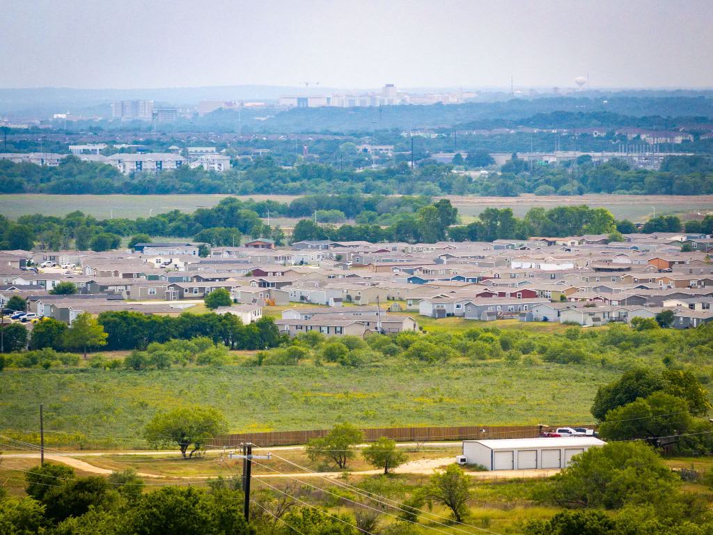 2811 Harris Hill Road San Marcos, TX 78666 - Photo 12 of 23 an aerial view of a houses with outdoor space