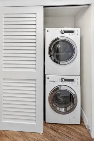 a view of swimming pool with seating space