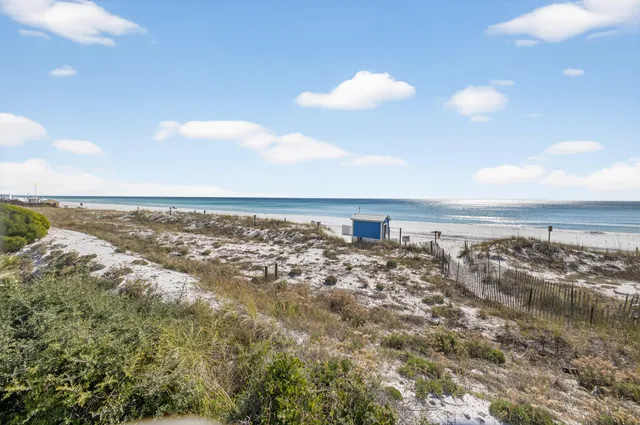a view of an outdoor space with seating