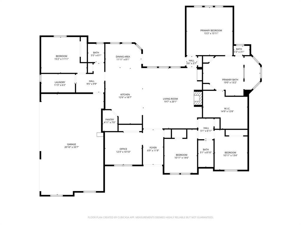 105 Clayton Crossing Springtown, TX 76082 - Photo 40 of 40 a picture of floor plan