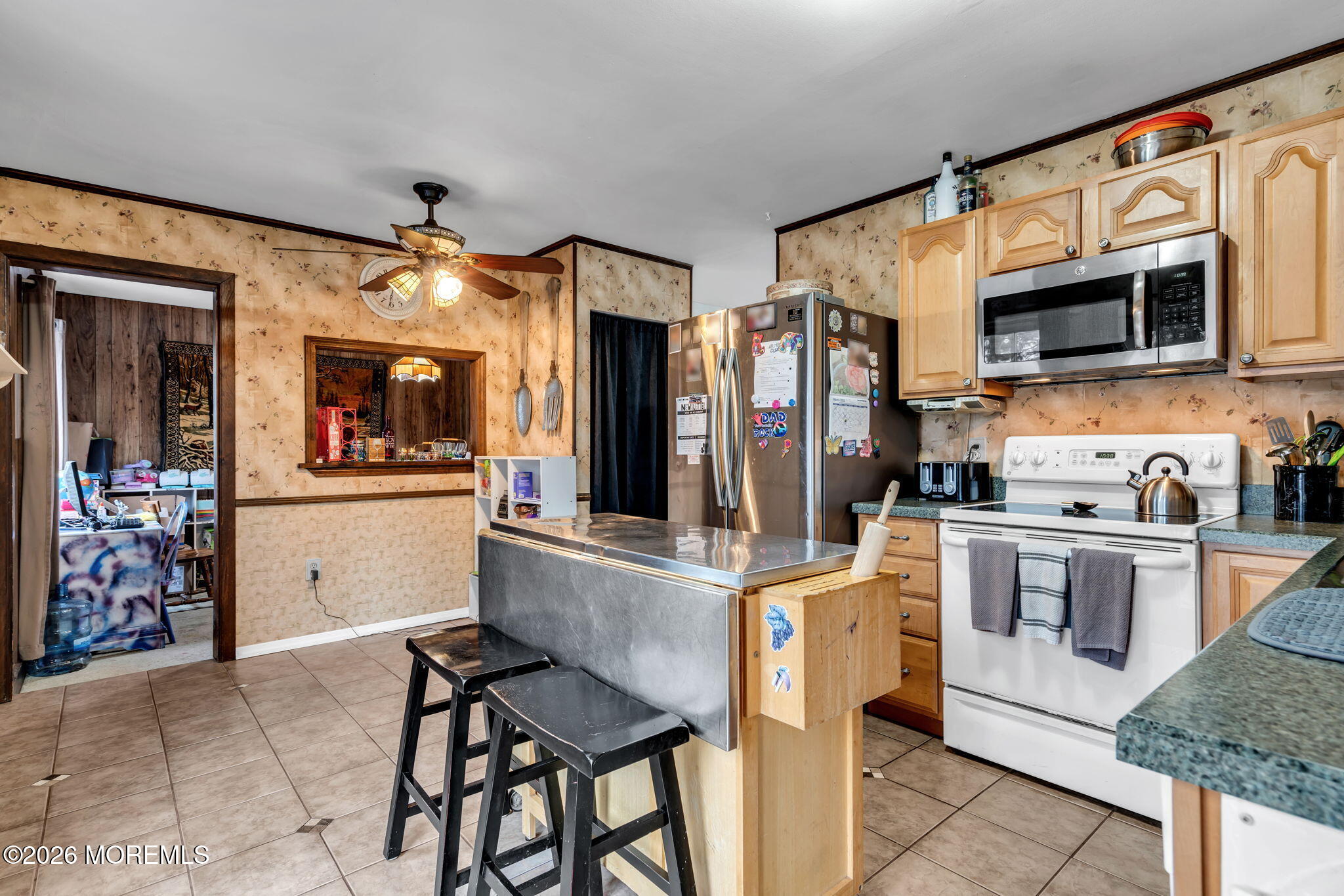 4 Mast Drive Barnegat, NJ 08005 - Photo 5 of 15 a kitchen with stainless steel appliances kitchen island granite countertop a refrigerator and stove top oven