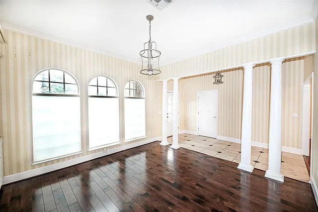 a view of livingroom with hardwood floor and window