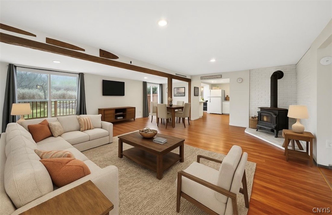 23 South Lake Road DeRuyter, NY 13052 - Photo 2 of 21 Virtual staging of living room