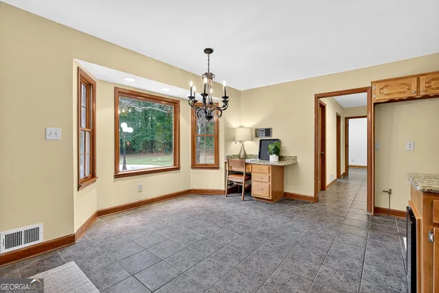 a view of balcony with couch