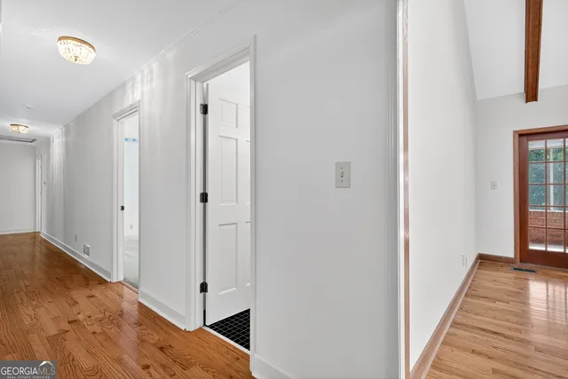 a view of an empty room