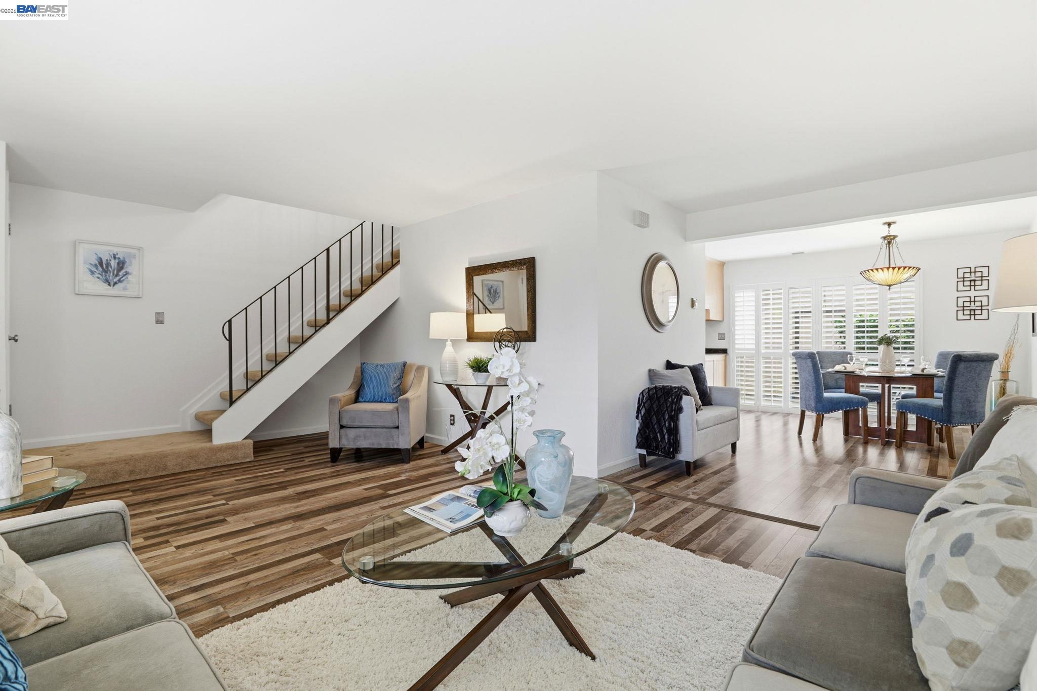 38524 Burdette Common Fremont, CA 94536 - Photo 11 of 35 a living room with furniture and wooden floor