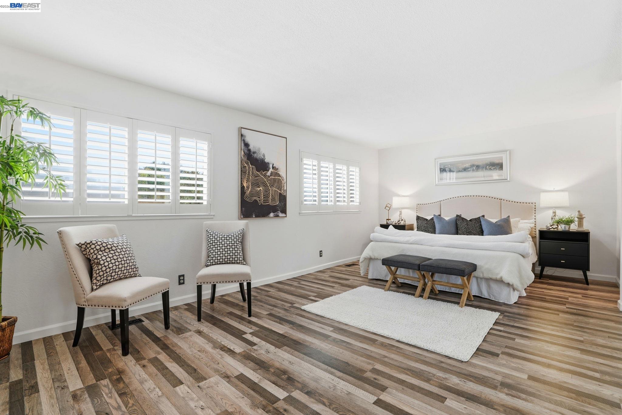 38524 Burdette Common Fremont, CA 94536 - Photo 19 of 35 a living room with furniture and a wooden floor