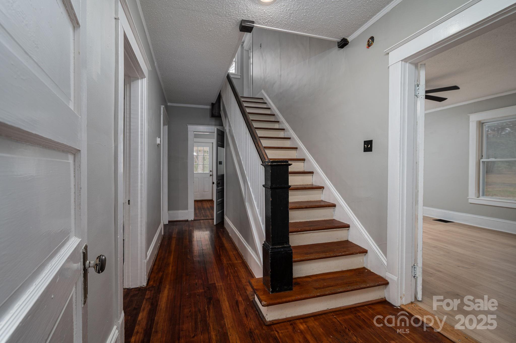 2645 Kool Park Road Northeast Hickory, NC 28601 - Photo 21 of 46 a view of a hallway with wooden floor and entryway